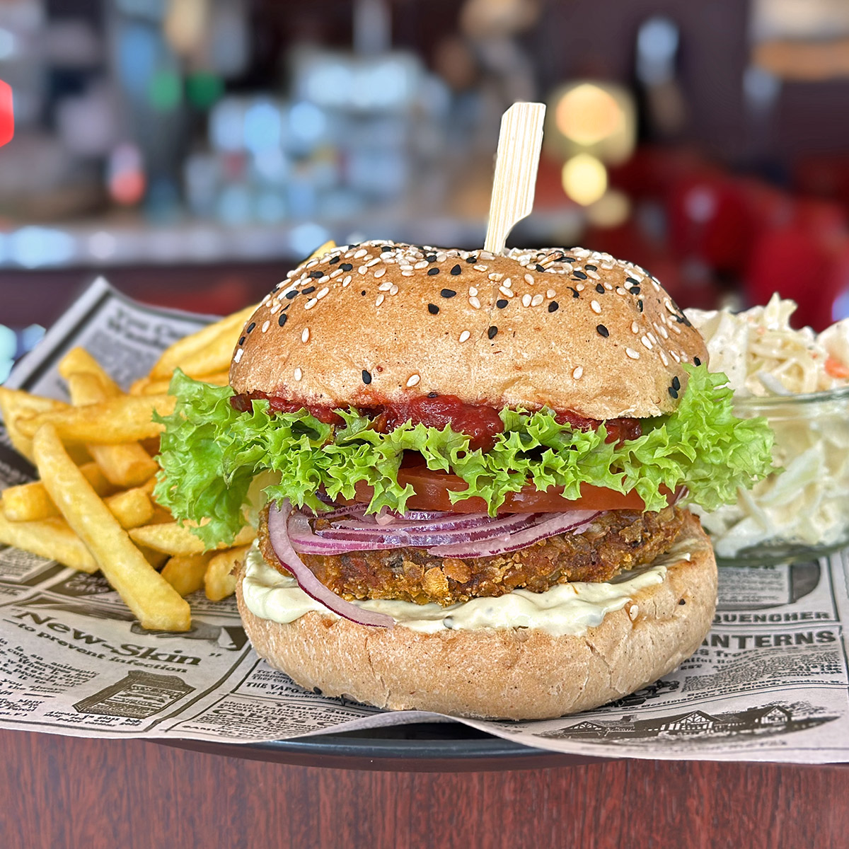 Crunchy Veggie Burger