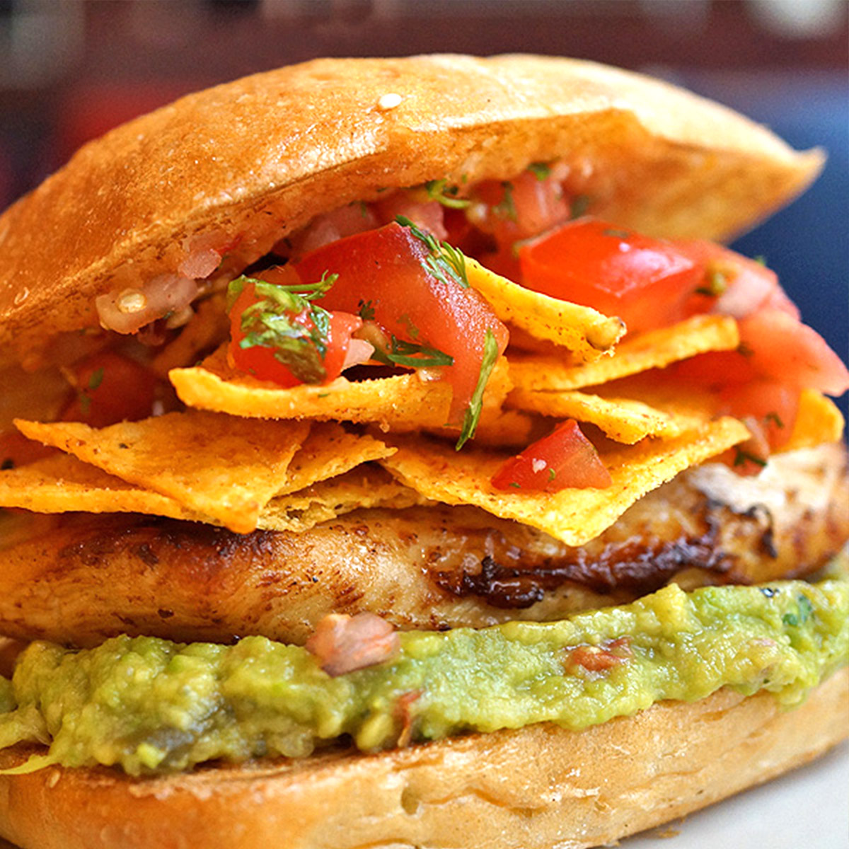 San Diego Chicken Burger Q